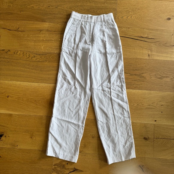 Aritzia Wilfred Cream Effortless Pant - 4 - Picture 1 of 5